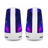 Icy Way - White High Top Canvas Shoes