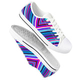 Illusions - White Low Top Canvas Shoes
