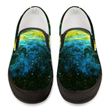 Golden Way Black Slip On Shoes