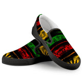 Rasta - Black Slip On Shoes