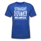 Straight Outta Melanesia Unisex Tee - mineral royal