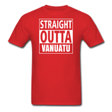 MFD Straight Outta Vanuatu Tee - red