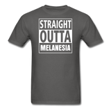 Straight Outta Melanesia Unisex Tee - charcoal