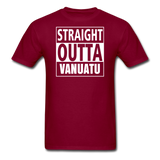 MFD Straight Outta Vanuatu Tee - burgundy