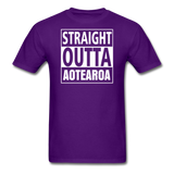 MFD Straight Outta Aotearoa Tee - purple