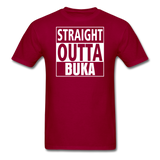 MFD Straight Outta Buka Tee - dark red