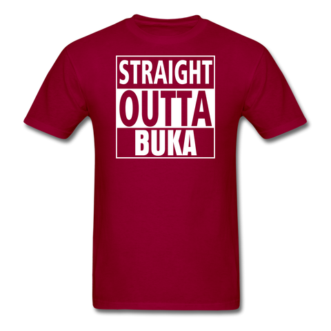 MFD Straight Outta Buka Tee - dark red