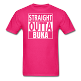 MFD Straight Outta Buka Tee - fuchsia