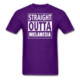 Straight Outta Melanesia Unisex Tee - purple