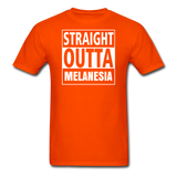 Straight Outta Melanesia Unisex Tee - orange