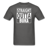 MFD Straight Outta Buka Tee - charcoal