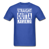 MFD Straight Outta Kavieng Tee - royal blue