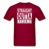 MFD Straight Outta Kavieng Tee - dark red