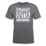 MFD Straight Outta Aotearoa Tee - mineral charcoal gray