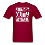 MFD Straight Outta Aotearoa Tee - dark red