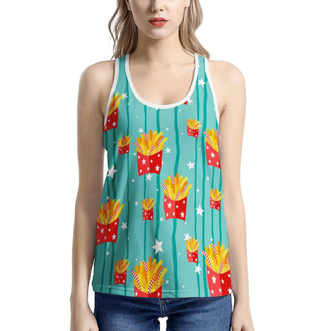 French fries Women's I-shaped Tank