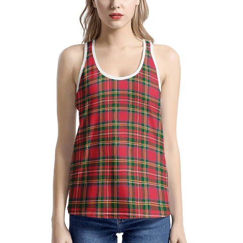 Red Plaid - Women's I-shaped Tank