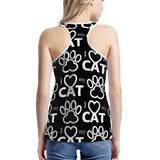 Cat Paw - Womens Racerback Tank