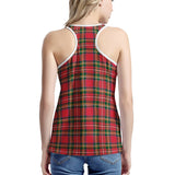 Red Plaid - Women's Racerback Tank