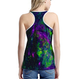 Green Galaxy - Women's Racerback Tank