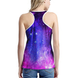 Pink Galaxy - Women's Racerback Tank