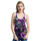 Live Laugh Love Womens Racerback Tank