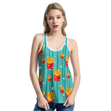 French fries Women's Racerback Tank