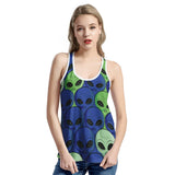 Spaced Out - Women's Racerback Tank