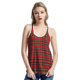 Red Plaid - Women's Racerback Tank