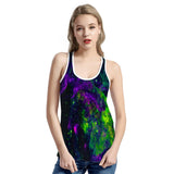 Green Galaxy - Women's Racerback Tank