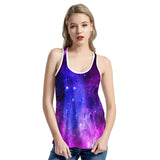 Pink Galaxy - Women's Racerback Tank