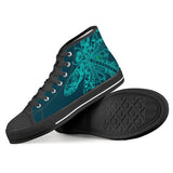 dragonfly Black High Top Canvas Shoes