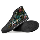 Animal Park Black High Top Canvas Shoes