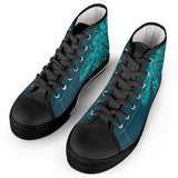 dragonfly Black High Top Canvas Shoes