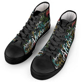 Animal Park Black High Top Canvas Shoes