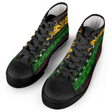 Rasta - Black High Top Canvas Shoes