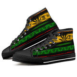 Rasta - Black High Top Canvas Shoes