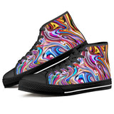 Lucid Dream - Black High Top Canvas Shoes