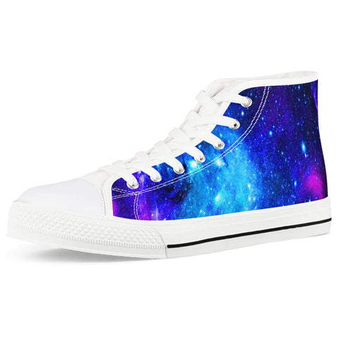 Icy Way - White High Top Canvas Shoes