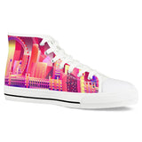 London eye White High Top Canvas Shoes