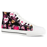 Cupid White High Top Canvas Shoes