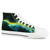 Golden Way White High Top Canvas Shoes