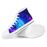 Icy Way - White High Top Canvas Shoes