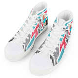 Bulldog White High Top Canvas Shoes