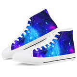 Icy Way - White High Top Canvas Shoes