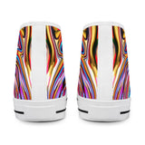 Lucid Dream - White High Top Canvas Shoes