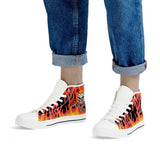 Blazin' pistol - White High Top Canvas Shoes