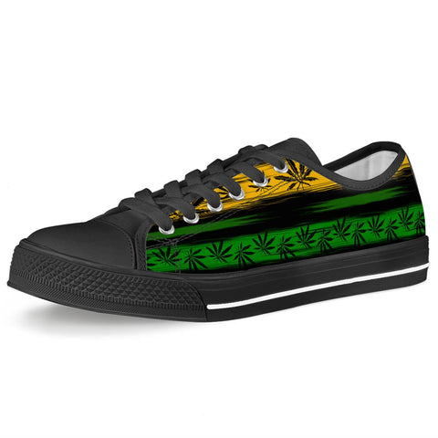 Rasta - Black Low Top Canvas Shoes