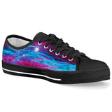 Deep Space - Black Low Top Canvas Shoes