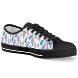 Fly Away - Black Low Top Canvas Shoes